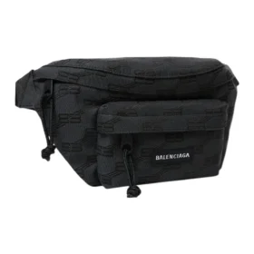 Signature Medium Gürteltasche aus BB Monogram-Jacquard-Canvas «Schwarz» 713042210HH1061