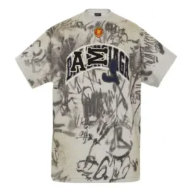 Skater-Graffiti-T-Shirt «Heather Grey» 739028TOVA71300