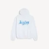 Sketchy-Hoodie mit Reissverschluss für Damen in Weiss