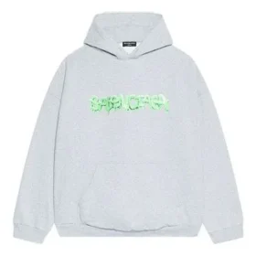 Slime Hoodie Wide Fit «Grey Green» 674986TLVF21203