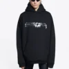 Slime Hoodie Wide Fit «Schwarz» 674986TLVF21069