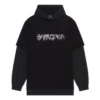 Slime Langarm-Hoodie mit Kapuze «Schwarz» 681029TLVF11069