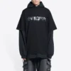 Slime Langarm-Hoodie mit Kapuze «Schwarz» 681029TLVF11069