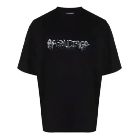 Slime Logo T-Shirt, mittlere Passform «Black» 612966TLVF11069