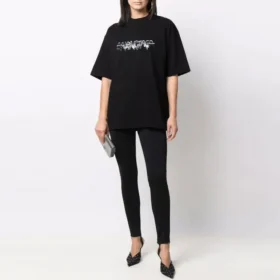 Slime Logo T-Shirt, mittlere Passform «Black» 612966TLVF11069