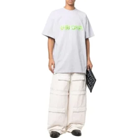 Slime Oversize-T-Shirt «Grey Green» 676589TLVF11203