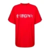 Slime Oversize-T-Shirt «Red White» 676589TLVF16407