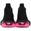 Speed 1.0 Sneaker «Clear Sole Black Fluo Pink» 607543W2DBW1051