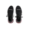 Speed 1.0 Sneaker «Schwarz-Weiss mit roter transparenter Sohle» 617217W05GG1014