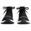 Speed 1.0 Sneaker «Schwarz-Weiss mit roter transparenter Sohle» 617217W05GG1014
