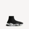 Speed 2.0 Recycled-Knit-Sneaker für Damen in Schwarz/Silber Speed 2.0 Recycled-Knit-Sneaker für Damen in Schwarz/Silber