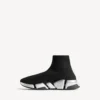 Speed 2.0 Recycled-Knit-Sneaker für Herren in Schwarz/Silber