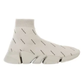 Speed 2.0 Sneaker «Recycled Knit with Logo All Over Beige» 617196W2DBO9910