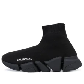 Speed 2.0 Sneaker «Schwarz, glänzender Strick mit schwarzer Sohle» 636833W2AF31000