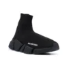 Speed 2.0 Sneaker «Schwarz, glänzender Strick mit schwarzer Sohle» 636833W2AF31000
