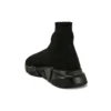 Speed 2.0 Sneaker «Schwarzer Strick mit rotem Graffiti und schwarzer Sohle» 645334W2DBY1016
