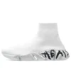 Speed 2.0 Sneaker «Weisser Strick mit schwarzem Graffiti» 617239W2DD42091