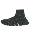 Speed 2.0 Sneakers «Recycled Knit Black with Multicolor Allover Logo» 617196W2DF01088