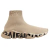 Speed Graffiti Sneaker «Beige Knit Black Graffiti Sole Unit» 605942W2DB79710