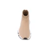 Speed Graffiti Sneaker «Beige Knit mit weisser und schwarzer Graffiti-Sohle» 605942W2DB79791
