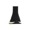 Speed Graffiti Sneaker «Schwarzer Strick mit neongrüner Graffiti-Sohle» 605972W05GY1935