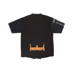 Speed Hunters Upside Down T-Shirt Oversized «Black Faded» 698811TMVC90100
