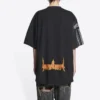 Speed Hunters Upside Down T-Shirt Oversized «Black Faded» 698811TMVC90100