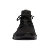 Speed Lace Up Sneaker «Schwarzer recycelter Strick und schwarze Sohle» 587289W2DB11013