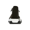 Speed-Sneaker «Schwarzer recycelter Strick mit schwarzer Graffiti-Sohle» 621611W05GE1015