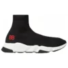 Speed Sneaker «Schwarzer Strick mit rotem BB-Logo» 514218W05G01000