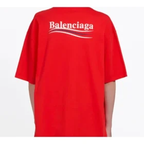 Sport-T-Shirt mit kurzen Ärmeln, lockere Passform, rot 556102TAV446403