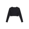 Sportbekleidung Langarm-Sport-BH «Black» 7932814E2B91081