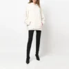 Sportlicher Oversize-Hoodie mit Kordelzug «Weiss» 600583TLVA19080