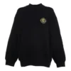 Sporty B Crest Logo Rundhalspullover «Schwarz» 671125TLV60-1000