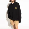 Sporty B Crest Logo Rundhalspullover «Schwarz» 671125TLV60-1000