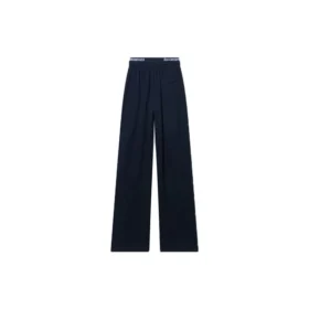 Sporty B Logo Band weite Track-Hose «Black» 675346TLVA11070