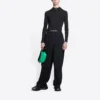 Sporty B Logo Band weite Track-Hose «Black» 675346TLVA11070