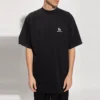 Sporty B Logo T-Shirt, Boxy Fit «Black» 681045TLVN11070