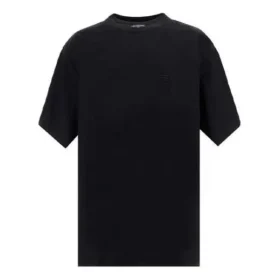 Sporty B T-Shirt mit Rundhalsausschnitt «Schwarz» 657059TKV901069