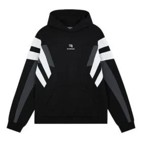 Sporty B Trainingsanzug-Hoodie «Schwarz Grau Weiss» 675322TLVA31150