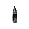 Square Knife BB 80 mm Pumps «Schwarzes, glänzendes Lammleder» 694712WBD821080