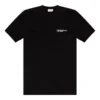 SS21 Besticktes Kurzarm-Shirt, schwarz 641655TKV861070