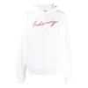 SS21 Classic Logo Hoodies mit langen Ärmeln, weiss 583222TFV649783