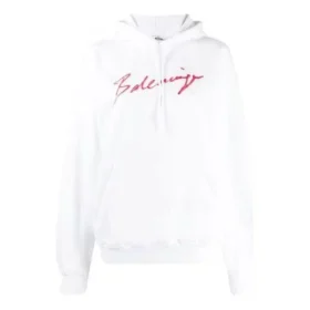 SS21 Classic Logo Hoodies mit langen Ärmeln, weiss 583222TFV649783