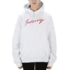 SS21 Classic Logo Hoodies mit langen Ärmeln, weiss 583222TFV649783