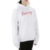 SS21 Classic Logo Hoodies mit langen Ärmeln, weiss 583222TFV649783