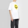 SS21 Drip Peace, weite Passform, Smile-Aufdruck, Casual, GS, weiss 641675TKVA18639