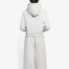 SS21 Fashion Week – geschrumpftes Kapuzen-Sweatshirt, grau 657683TKV852984