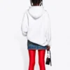 SS21 Hoodie mit Aufdruck, weiss 578135TJVL69040
