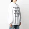 SS21 Hoodie mit Logo-Aufdruck, weiss 641529TJVI69040